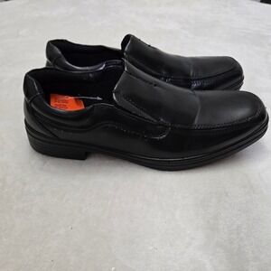 Deer Stags Mens Black Slip On Loafers Dress Shoes Comfort Formal